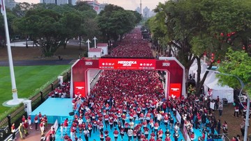 Seskab: Lebih dari 12 Ribu Pelari Ramaikan Merdeka Run 2026