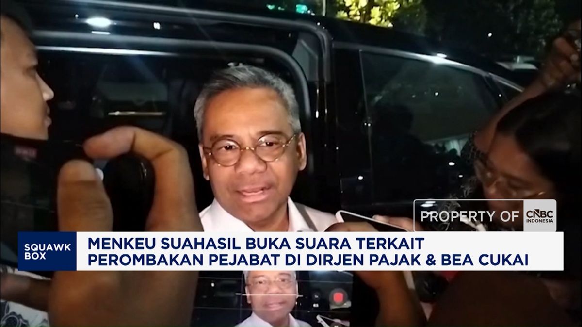 Video: Menkeu Suahasil Tanggapi Perombakan Pejabat di Dirjen Pajak