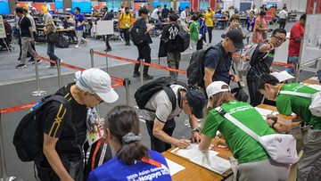 Potret Aktivitas Jurnalis di Main Press Center Asian Games 2026 Nagoya