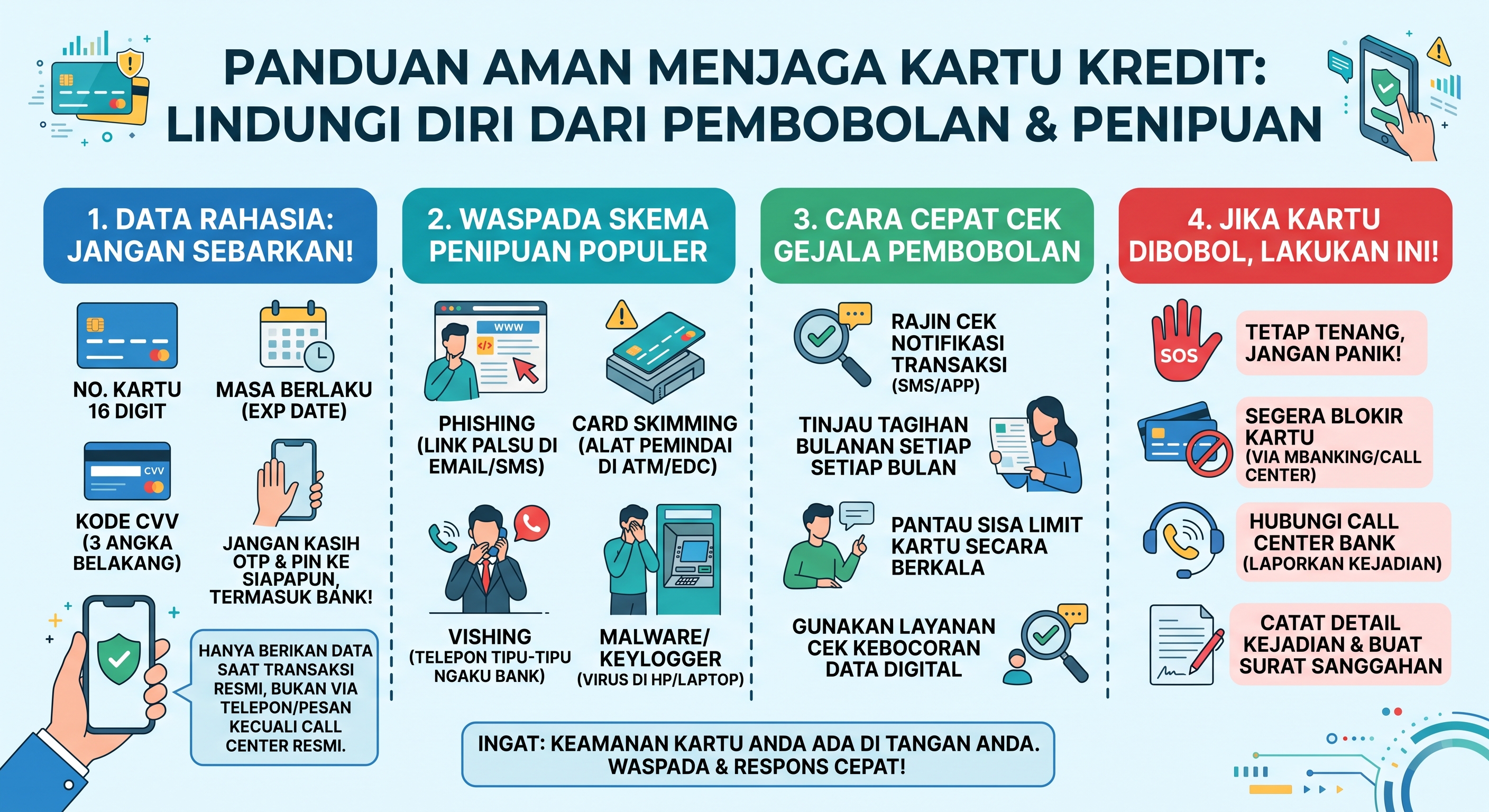 Tak Perlu Panik! Ini 6 Tips Atasi Kartu Kredit yang Dibobol