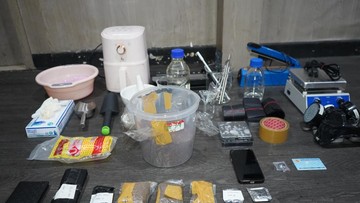 Polisi Bongkar Lab Rumahan Tembakau Sinte di Jakpus, Sudah 4 Kali Produksi