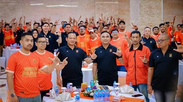 Kapolda Tasyakuran Bareng The Jakmania, Ajak Jadi Mitra Polisi Jaga Kamtibmas