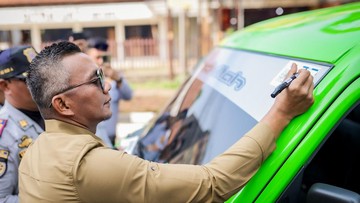 Surat Tak Lengkap, Puluhan Angkot di Kota Bogor Ditindak Petugas Gabungan