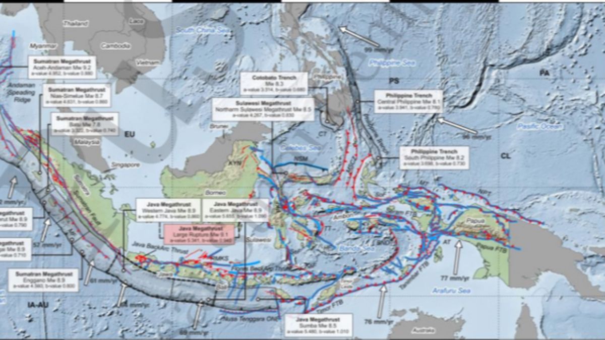 Waspada! Ilmuwan Jepang Tunjuk Wilayah RI Ini Paling Rawan Megathrust