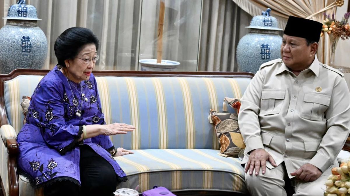 Prabowo Takziah ke Rumah Megawati, Berduka untuk Guruh Soekarnoputra