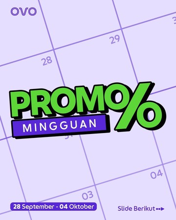 Banjir Cashback dan Diskon, OVO Manjakan Pengguna Lewat Promo
