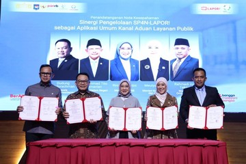 Tingkatkan Layanan Publik, Pemerintah Perbarui Komitmen SP4N-LAPOR!