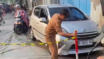 Pengakuan ASN di Pekalongan Terobos Jalan Cor yang Masih Basah
