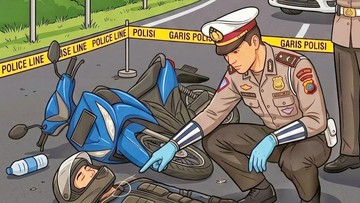 Driver Ojol Tiba-tiba Jatuh dan Meninggal saat Bawa Penumpang di Ciputat