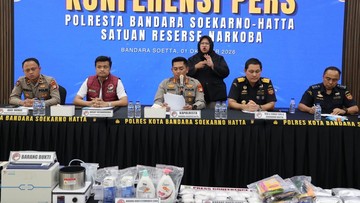 Polresta Soetta Bongkar Jaringan Narkotika, 14 Orang Ditangkap