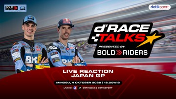 Live Reaction MotoGP Jepang 2026: Saksikan d'Race Talks di detikSport!