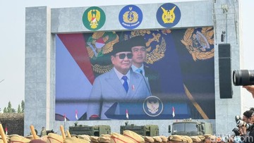 Prabowo Resmikan 204 Satuan Baru di HUT ke-81 TNI, Termasuk 6 Kodam