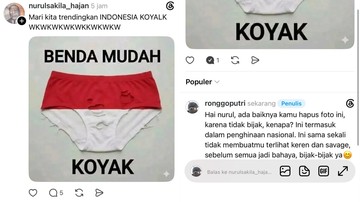 Viral Celana Dalam Merah Putih, Netizen RI Murka ke Warga Malaysia