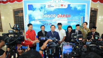 HUT Ke-22 DPD, Sultan Najamudin Dorong Donor Darah Serentak di 38 Provinsi