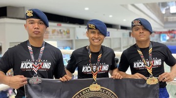 Brimob PMJ Raih 2 Emas dan 1 Perak di Tangerang Kickboxing Open Championship