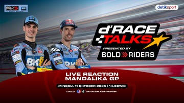 Live Reaction MotoGP Mandalika 2026: Saksikan d'Race Talks di detikSport!