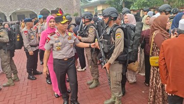 45 Personel Brimob Polda Banten Dikirim ke Papua Tengah