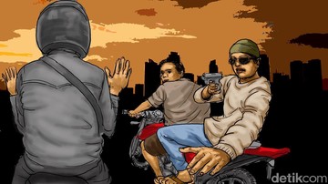 Begal Motor Bersenjata di Bekasi Dibekuk, 2 Pucuk Senpi Rakitan Disita