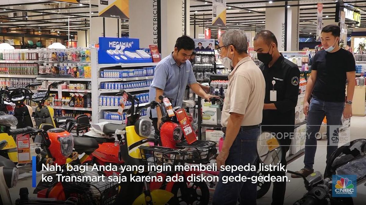 Masih Jadi Trend, Sepeda Listrik Dijual Mulai Rp3 Jutaan di Transmart
