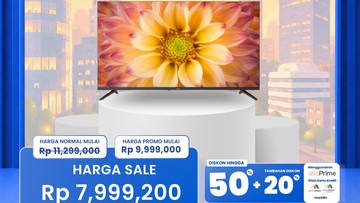 TV LED 65 Diskon Besar di Transmart Full Day Sale