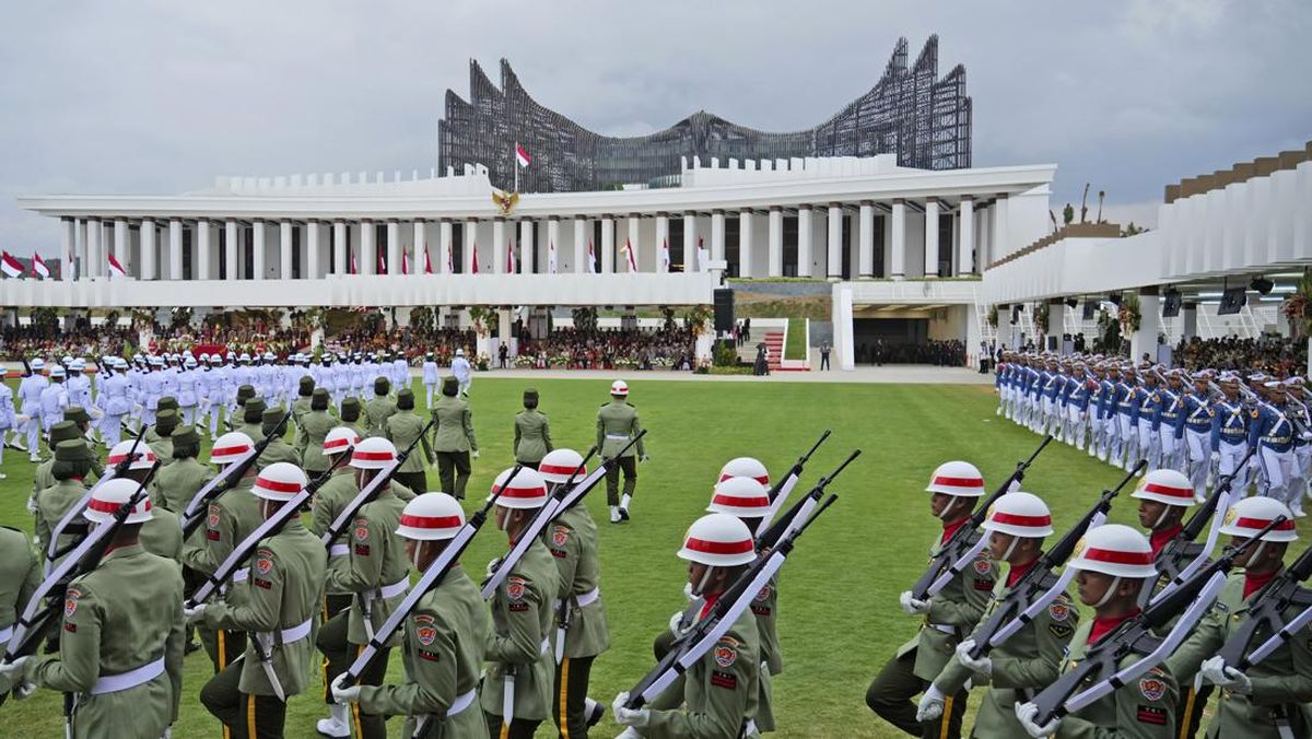 Asap Karhutla Tembus IKN, Istana Garuda Tertutup Kabut