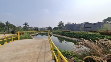 Pramono Resmikan 2 Embung di Jaktim, Bisa Jadi Jogging Track saat Kemarau