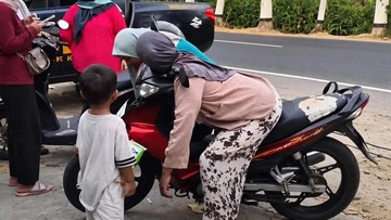 Viral Ibu di Ponorogo Meninggal di Motor Saat Bonceng Anak, Sempat Menepi