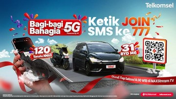 Telkomsel Bagi-Bagi Bahagia Siapkan 151 Mobil-Motor untuk Pelanggan