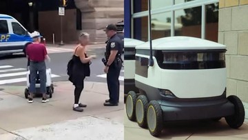 Halangi Robot Delivery karena Ambil Kerjaan Manusia, Orang ini Ditangkap