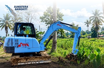 66 Alat Berat Dikerahkan untuk Pulihkan Sawah-Tambak Pascabencana Pidie Jaya