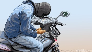 Viral Maling Gagal Curi Motor di Bekasi Dikepung hingga Minta Ampun