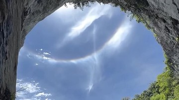 Viral Air Terjun Jatuh dari Pelangi di Brasil, Ini Penjelasan Sainsnya