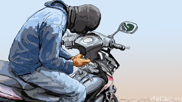 Maling Motor di Bogor Ditangkap, Polisi Sita Airsoft Gun dan Kunci T