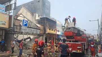 Kebakaran 3 Ruko di Suryakencana Bogor Diduga Dipicu Korsleting