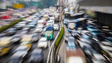 Titik-titik Kepadatan Lalin di Tol Arah Jakarta Senin Pagi