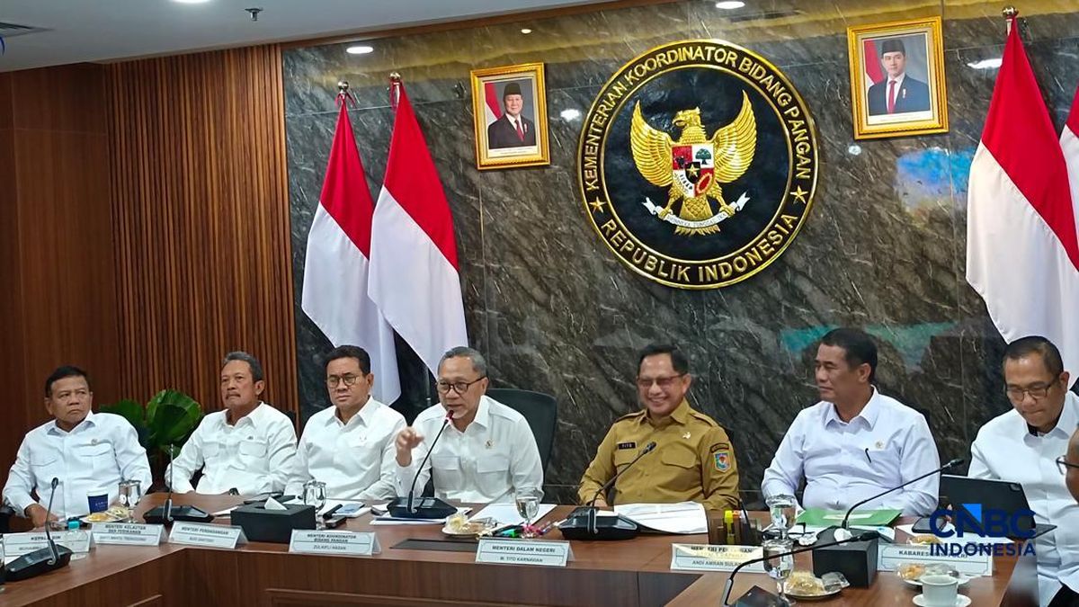 Menteri Tito, Amran-Trenggono Rapat di Kantor Zulhas, Ada Masalah Apa?