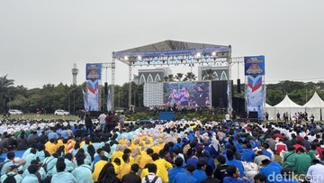 Mahasiswa hingga Santri Hadiri Konsolidasi Akbar di Mapolda Jatim